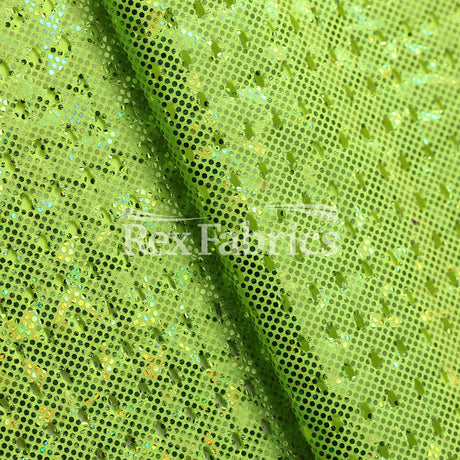 Peep Mesh B'Dazzled Nylon Spandex Fabric - Multiple Colors, Solid Mesh, Four-Way Stretch, 58/60" Width (1 Yard)