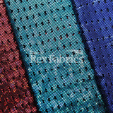 Peep Mesh B'Dazzled Nylon Spandex Fabric - Multiple Colors, Solid Mesh, Four-Way Stretch, 58/60" Width (1 Yard)