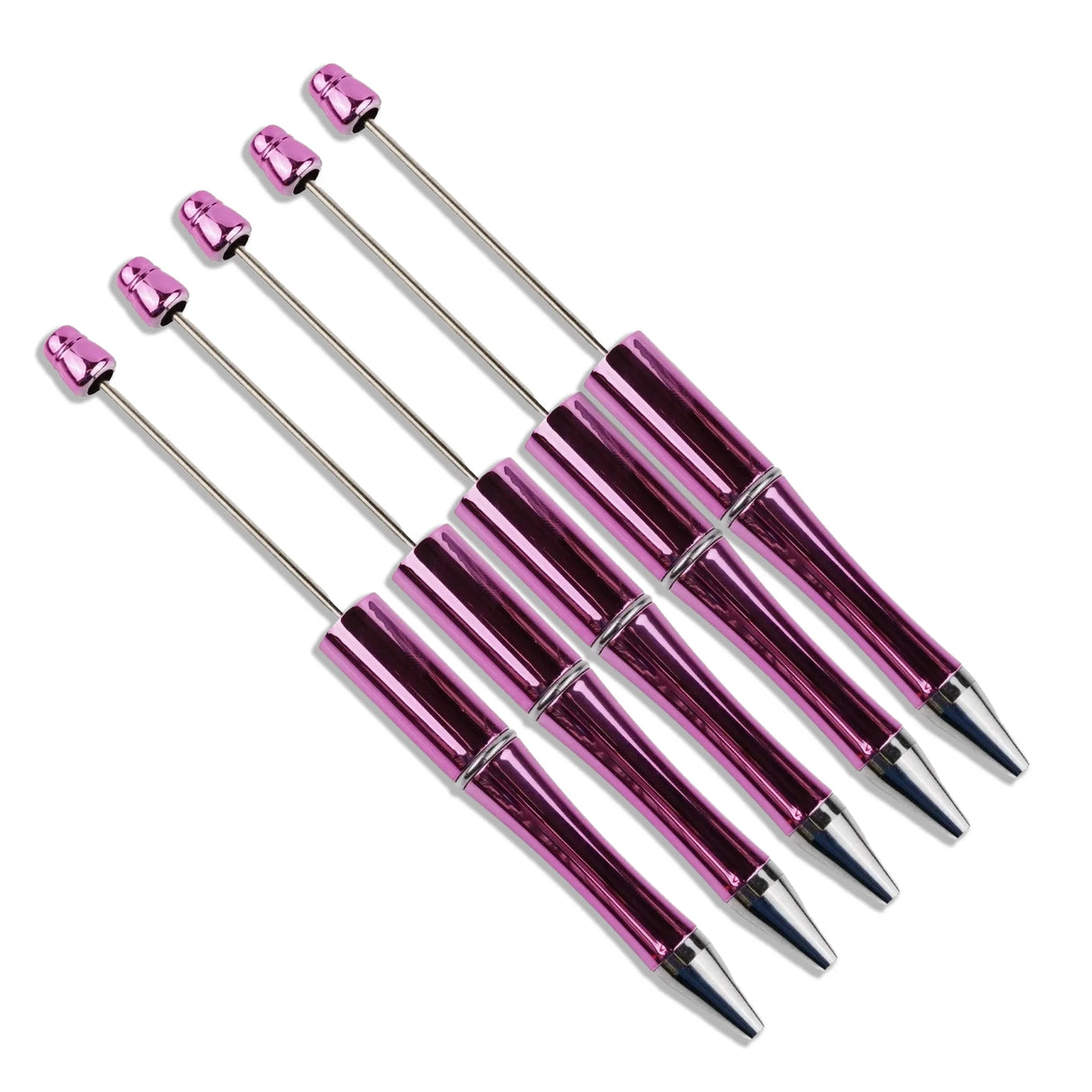 Pen Bead-Able - Metallic Fuchsia (5 Pens)