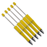 Pen Bead-Able - Yellow (5 Pens)