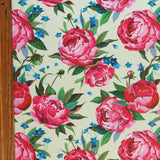 Poly Spandex Swimsuit Fabric Peony Perfection Floral