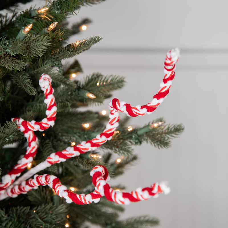 29” Peppermint Curly Stem