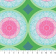 Cotton Print Fabric Perennial Borders Doily in Powder 44/45"