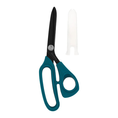 Fabric Scissors Dark Teal 8-1/2in Bent Handle