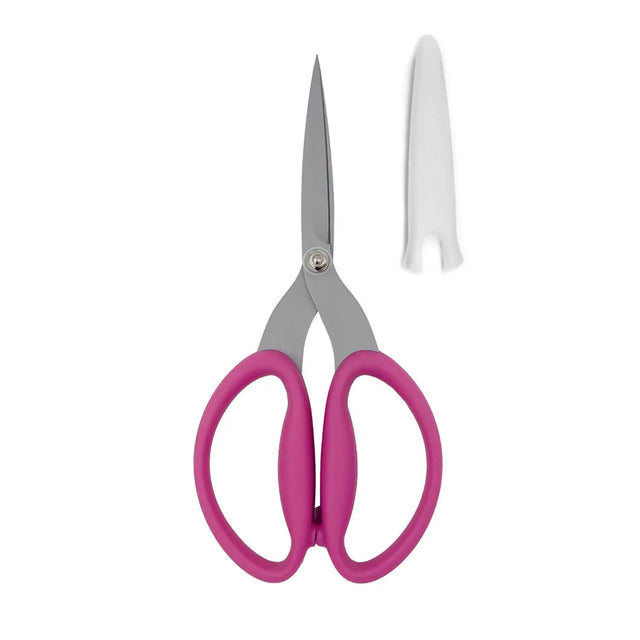 Pink Multipurpose Scissors 7-3/4in Knife-Edge