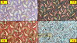 Quilting Cotton Perfect Paisley Clearance Fabric 100% Cotton