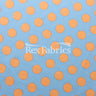 E-Z Dots Matte Nylon Spandex Fabric - Multicolor Polka Dots, 58/60" Width (1 Yard)