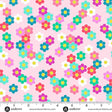 Cotton Fabric Petal Hexie Garden Color Pop Playground 44/45"
