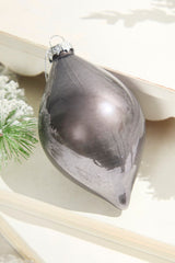 4" - 6" Pewter Glass Finial and Ball Ornaments