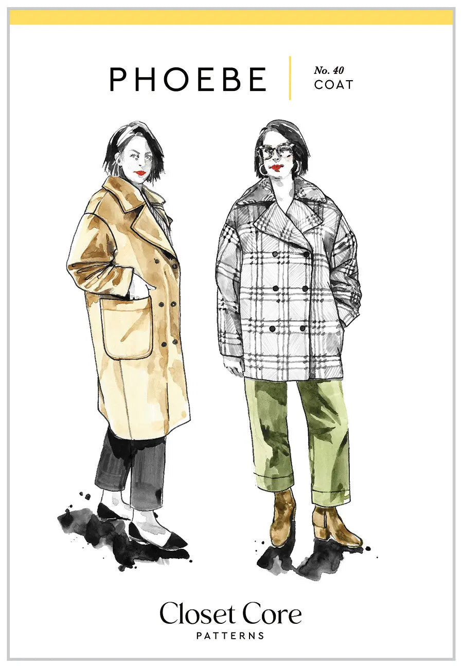 Phoebe Coat Sewing Pattern XS-4X