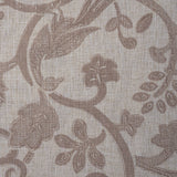 Polyester Linen Jacobean Floral Upholstery Fabric