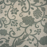 Polyester Linen Jacobean Floral Upholstery Fabric