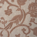 Polyester Linen Jacobean Floral Upholstery Fabric
