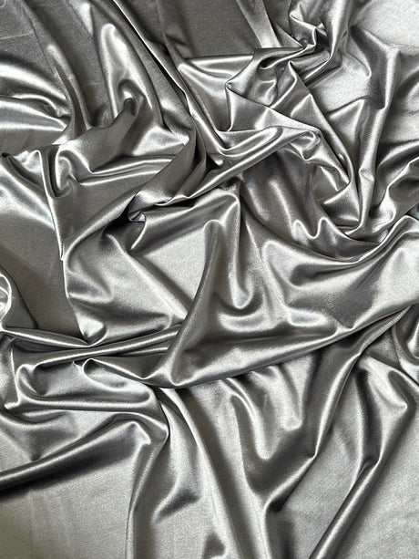 Shiny Nylon Spandex Silver