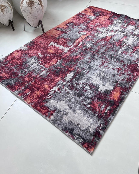 SHAH-26 Polyester Fabric - Foldable Anti-Slip Area Rug, 5' X 8', 8' X 11" (1 Unit)