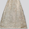 Beaded Corded Lace Fabric 51" Wide White Ivory