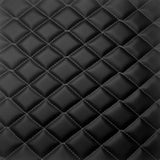 Faux Leather Vinyl Fabric Diamond Quilted Foam Backed