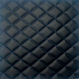 Diamond Quilted Foam Backed Faux Leather Vinyl Fabric - Diamond Quilted, 54" Width, 3/8" Thickness (1 Yard)