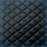 Faux Leather Vinyl Fabric Diamond Quilted Foam Backed