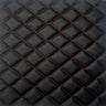 Diamond Quilted Vinyl Fabric Faux Leather with Foam Backing, 54" Wide, Ideal for Upholstery & Crafts