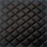 Faux Leather Vinyl Fabric Diamond Quilted Foam Backed