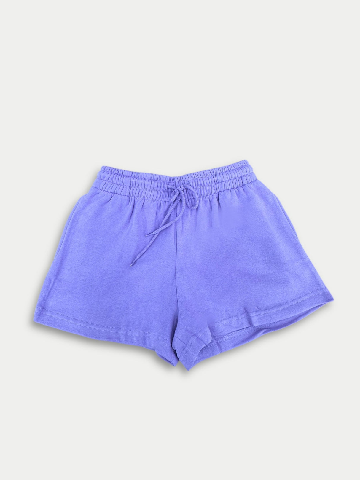 Lucky Women Shorts Cotton Fabric - Lavender, Elastic Waistband, Drawstring (1 Piece)