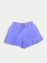 Lucky Women Shorts Cotton Fabric - Lavender, Elastic Waistband, Drawstring (1 Piece)