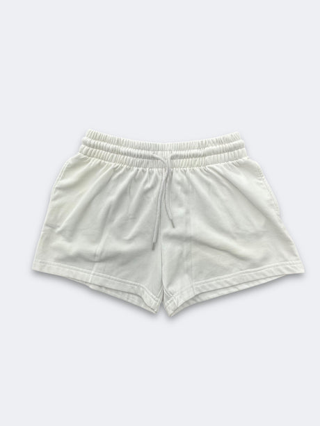 Lucky Women Shorts Cotton Fabric - White, Elastic Waistband, Drawstring (1 Piece)