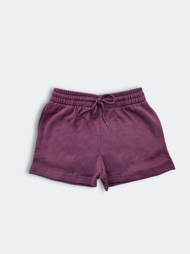 Lucky Women Shorts Cotton Fabric - Maroon, Elastic Waistband, Drawstring (1 Piece)