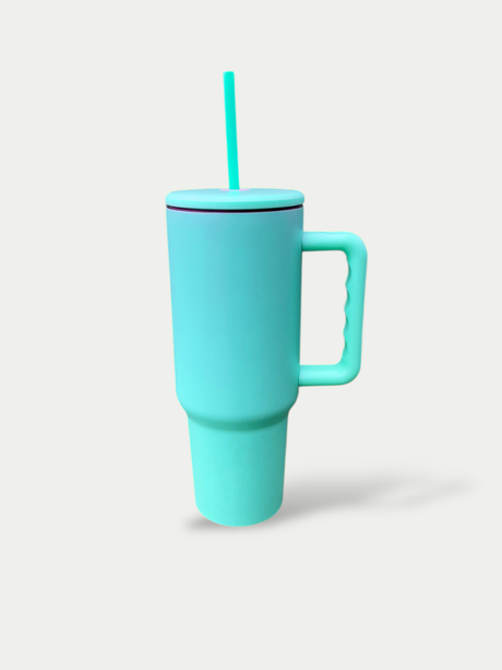 40Oz Thermal Sublimation Tumbler Fabric - Turquoise, 40Oz (1 Piece)