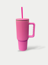 40Oz Thermal Sublimation Tumbler Fabric - Hot Pink, 40OZ (1 Unit)