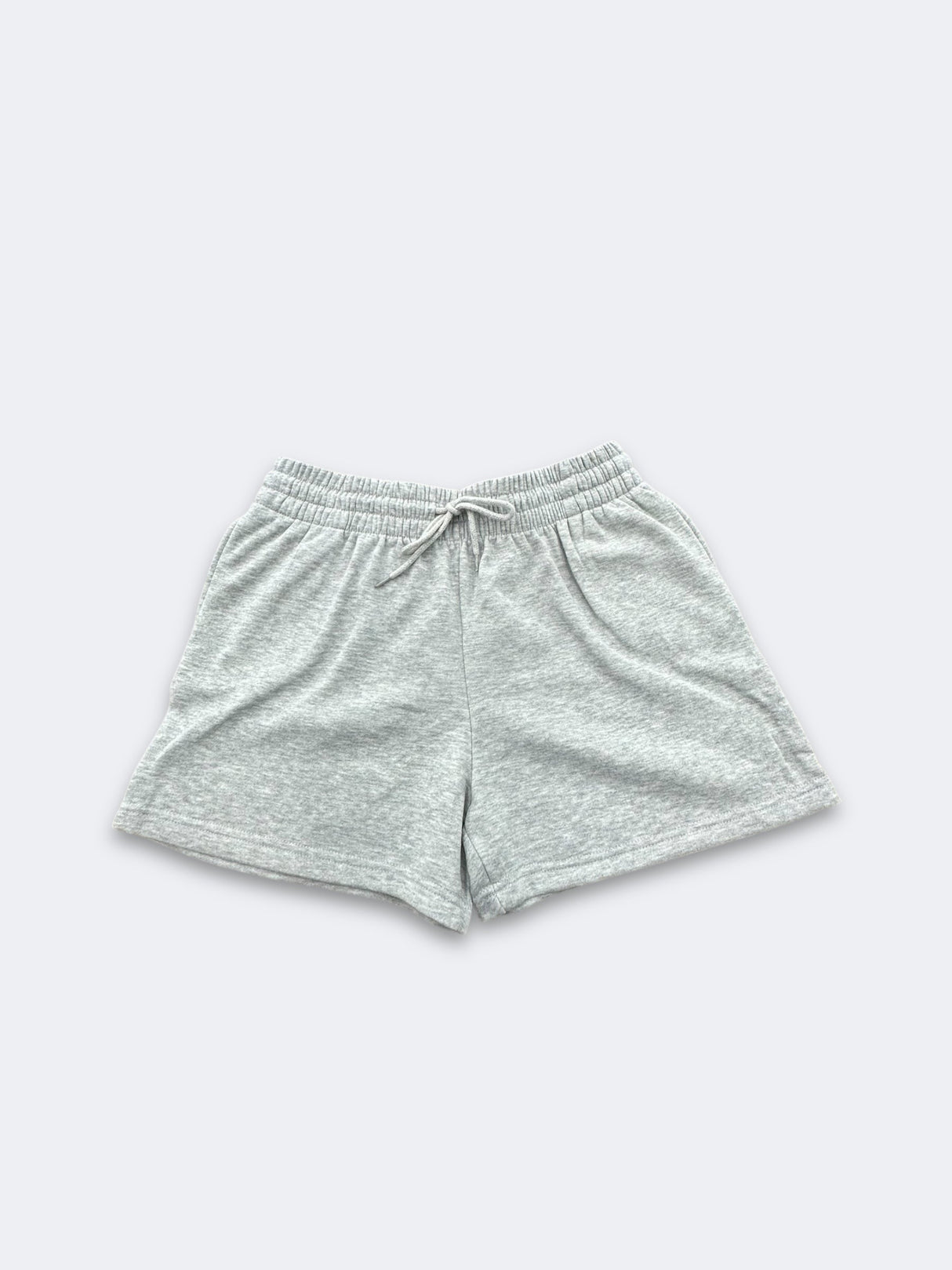 Lucky Women Shorts Cotton Fabric - Sport Grey, Elastic Waistband, Drawstring (1 Piece)