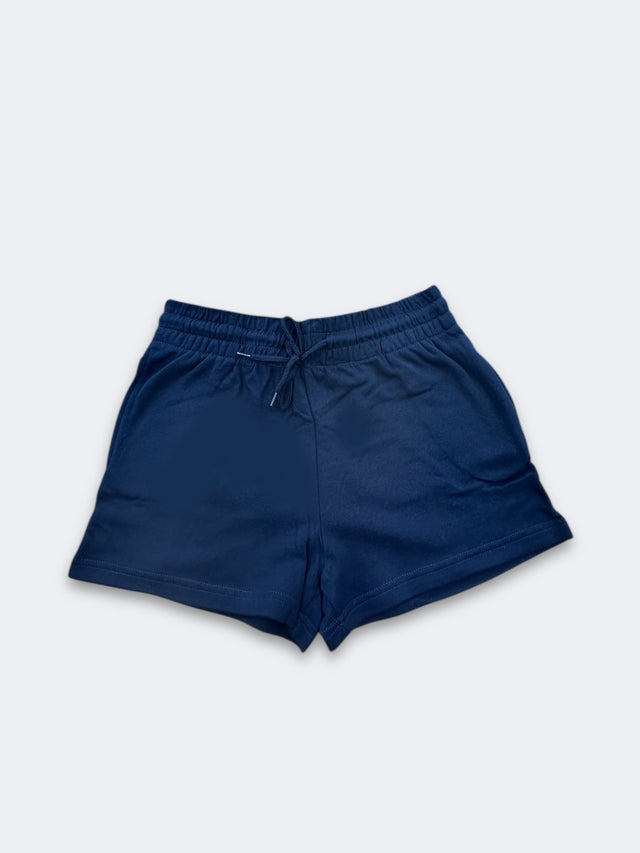 Lucky Women Shorts Cotton Fabric - Navy Blue, Elastic Waistband, Drawstring (1 Piece)