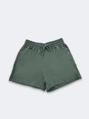 Lucky Women Shorts Cotton Fabric - Olive, Elastic Waistband, Drawstring (1 Piece)