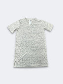 LBL Marble Shirt Polyester Spandex Fabric - Heather Tan, V-Neck, Unisex (1 Piece)