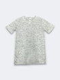 LBL Marble Shirt Round Neck Polyester Spandex Fabric - Heather Tan, Marbled, Unisex, Sizes S-2XL (1 Piece)