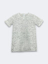 LBL Marble Shirt Round Neck Polyester Spandex Fabric - Heather Tan, Marbled, Unisex, Sizes S-2XL (1 Piece)