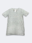 LBL Marble Shirt V-Neck Polyester Spandex Fabric - Heather Grey, Marble Texture, Unisex (1 Shirt)