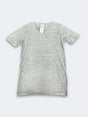 LBL Marble Shirt V-Neck Polyester Spandex Fabric - Heather Grey, Marble Texture, Unisex (1 Shirt)