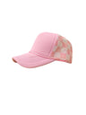 Checker Hat Caps Fabric - Pink, Checkerboard Pattern (1 Cap)