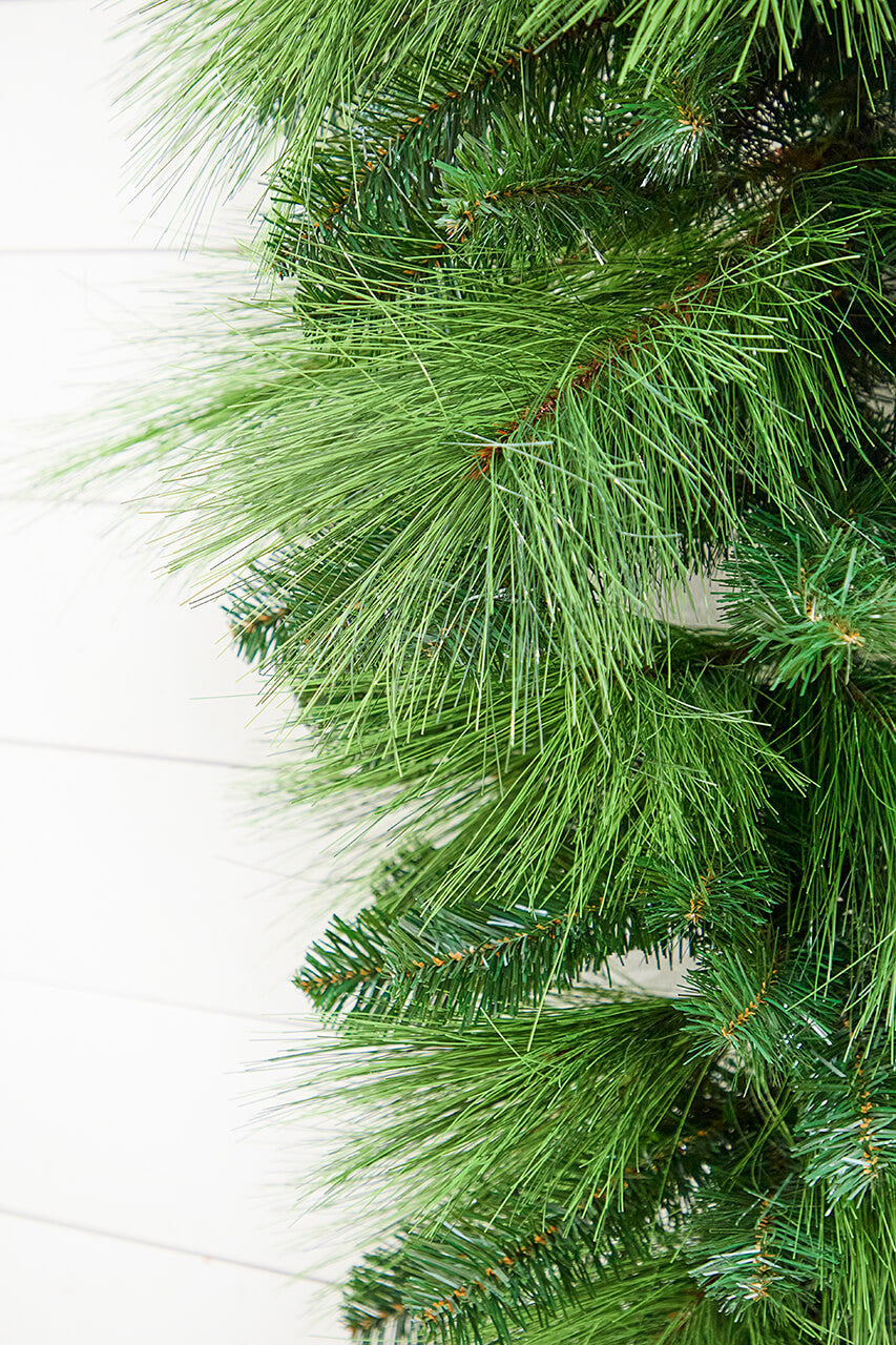 Jumbo Pine Teardrop 36 Inch Rustic Christmas Door Decoration