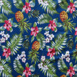 Swim Knit Pineapples and Fauna on Navy
