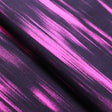 Kismet Nylon Spandex Fabric - Brazilian Print, Black Background, Striped Pattern, 58/60" Width (1 Yard)