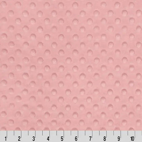 Cuddle Fabric Pink Blush Dimple Minky