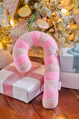 Pink Candy Cane Pillow