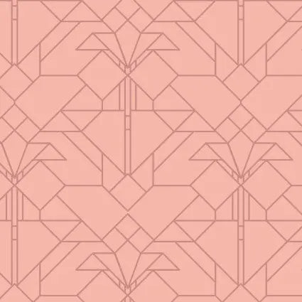 Cotton Wideback Fabric Pink Desert April Showers & Coonley Tulip