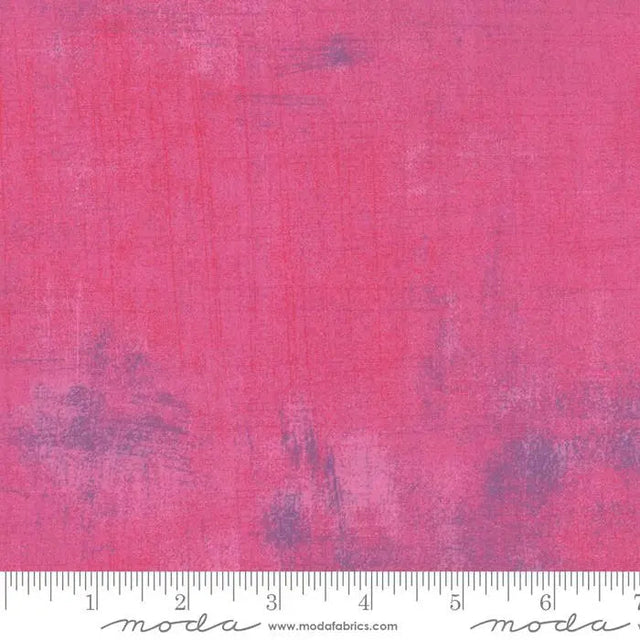 Cotton Print Pink Grunge Basics Berry 44/45" Fabric