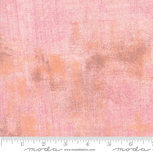 Cotton Fabric Pink Grunge Basics Sweetie 44/45" Per Yard