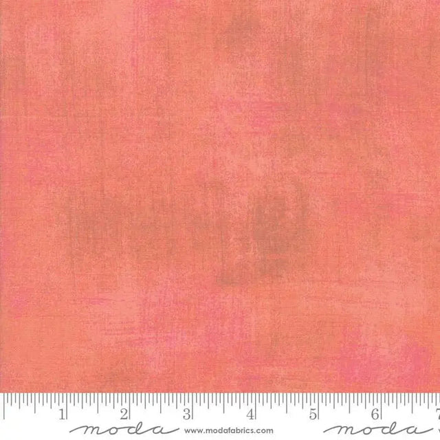 Cotton Fabric Pink Grunge Basics Tea Rose 44/45" Per Yard