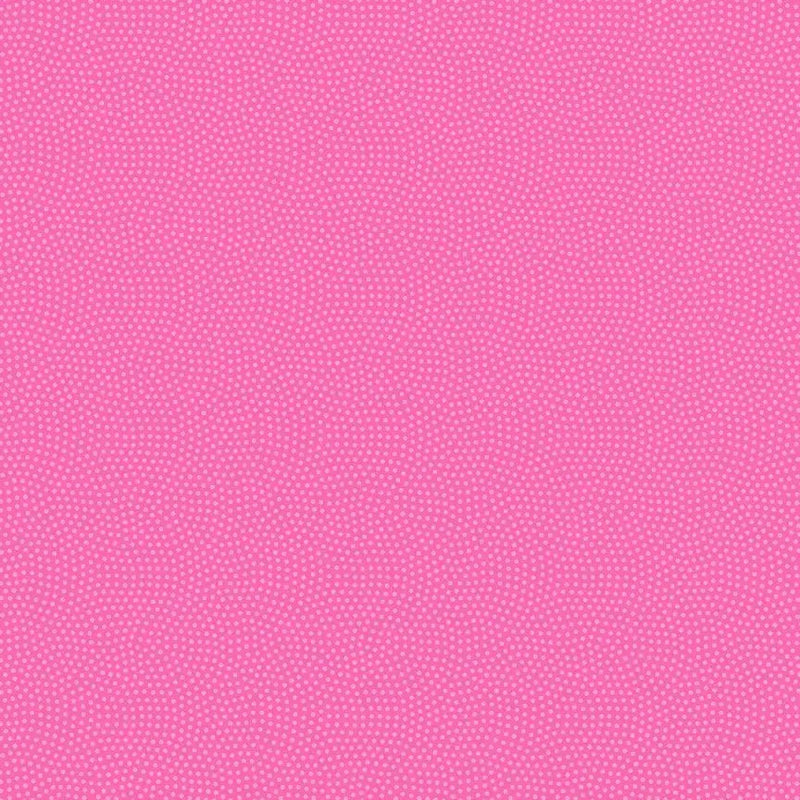 Cotton Print Pink Spin Carnation Fabric 44/45"